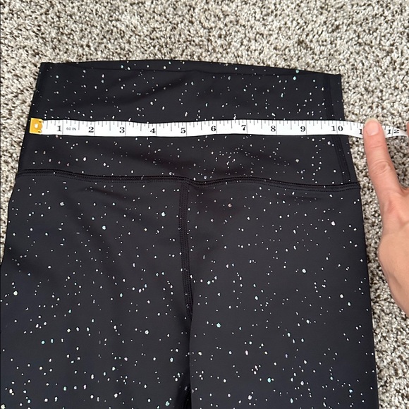 Zyia Luxe Black and Silver Sparkle Leggings - Picture 3 of 6